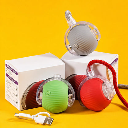 New Dog Interactive Ball Toy,Automatic Rolling Dog Ball Rechargeable,Smart Puppy Interactive Toy,Intelligent Balls Toy for Dogs