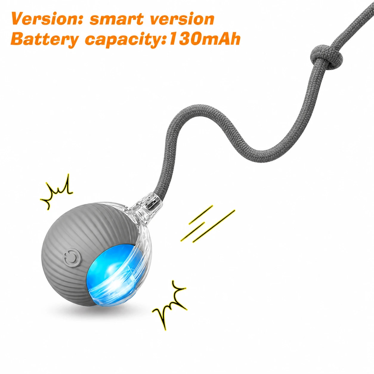 New Cat Interactive Ball Toy,Automatic Rolling Cat Ball Rechargeable,Smart Kitten Interactive Toy,Intelligent Balls Toy for Cat